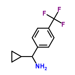 1-CYCLOPROPYL-1-(4-TRIFLUOROMETHYLPHENYL)METHYLAMINE structure