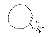 cis/trans-Cyclododecenyl-triflat Structure