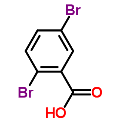 2,5-Dibromobenzoic acid Structure