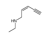 N-ethylpent-2-en-4-yn-1-amine结构式