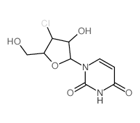 2,4(1H,3H)-Pyrimidinedione,1-(3-chloro-3-deoxy-b-D-arabinofuranosyl)- picture