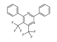 2,4-diphenyl-5,6-bis(trifluoromethyl)pyrimidine Structure