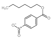 hexyl 4-nitrobenzoate结构式