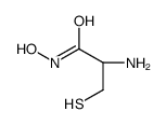 (2R)-2-amino-N-hydroxy-3-sulfanylpropanamide结构式