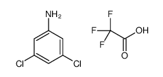 3,5-dichloroaniline,2,2,2-trifluoroacetic acid Structure