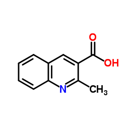 2-甲基喹啉-3-羧酸结构式