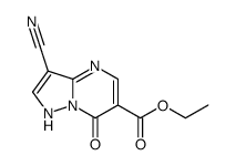 ETHYL 3-CYANO-7-OXO-4,7-DIHYDROPYRAZOLO[1,5-A]PYRIMIDINE-6-CARBOXYLATE Structure