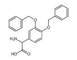 AMINO-(3,4-DIBENZYLOXY-PHENYL)-ACETIC ACID structure