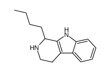 1-Butyl-2,3,4,9-tetrahydro-1H-pyrido[3,4-b]indole Structure