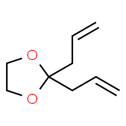 1,3-Dioxolane,2,2-di-2-propenyl- (9CI) structure