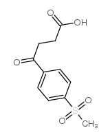 3-(4-METHANESULFONYLBENZOYL)PROPIONIC ACID Structure