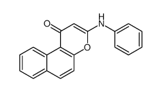 3-anilinobenzo[f]chromen-1-one结构式