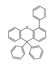 4,9,9-triphenyl-thioxanthene结构式