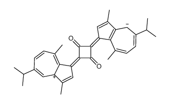 2 4-DI-3-GUAIAZULENYL-1 3-DIHYDROXYCYCL& Structure