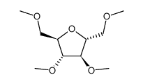 2,5-anhydro-1,3,4,6-tetra-O-methyl-D-mannitol结构式