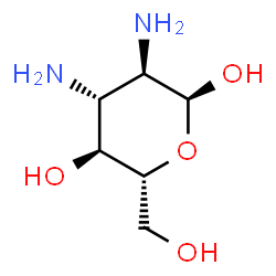 2,3-Diamino-2,3-dideoxy-β-D-glucopyranose结构式