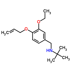 N-[4-(Allyloxy)-3-ethoxybenzyl]-2-methyl-2-propanamine Structure