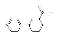 1-(PYRIDIN-4-YL)-PIPERIDINE-3-CARBOXYLIC ACID结构式