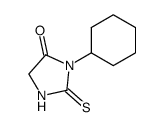 3-cyclohexyl-2-thiohydantoin结构式