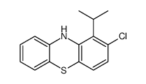 2-chloro-1-propan-2-yl-10H-phenothiazine结构式