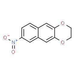 Naphtho[2,3-b]-p-dioxin,2,3-dihydro-7-nitro- (5CI) Structure