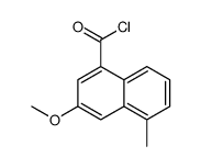 3-methoxy-5-methylnaphthalene-1-carbonyl chloride Structure