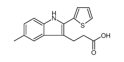 1H-Indole-3-propanoic acid, 5-methyl-2-(2-thienyl) picture