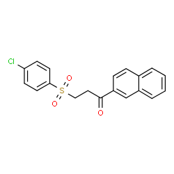 3-[(4-Chlorophenyl)sulfonyl]-1-(2-naphthyl)-1-propanone picture