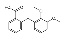 2-[(2,3-dimethoxyphenyl)methyl]benzoic acid结构式