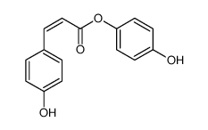 (4-hydroxyphenyl) 3-(4-hydroxyphenyl)prop-2-enoate Structure