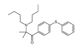 2-(dibutylamino)-2-methyl-1-(4-phenylsulfanylphenyl)propan-1-one Structure