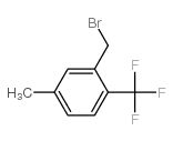 5-甲基-2-(三氟甲基)苄基溴结构式