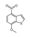 7-methoxy-4-nitro-1-benzothiophene Structure