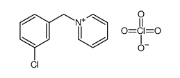 1-[(3-chlorophenyl)methyl]pyridin-1-ium,perchlorate Structure