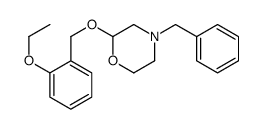 4-benzyl-2-[(2-ethoxyphenyl)methoxy]morpholine Structure