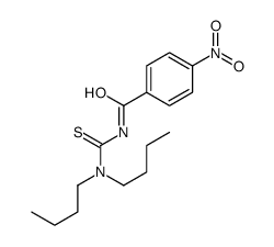 N-(dibutylcarbamothioyl)-4-nitrobenzamide Structure