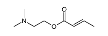 2-Butenoic acid, 2-(dimethylamino)ethyl ester结构式