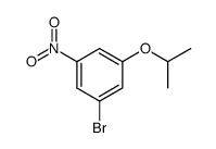 Benzene, 1-bromo-3-(1-methylethoxy)-5-nitro Structure