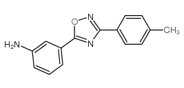 3-[3-(4-methylphenyl)-1,2,4-oxadiazol-5-yl]aniline structure