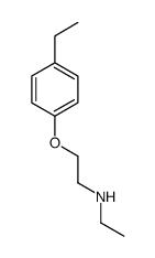 N-ethyl-2-(4-ethylphenoxy)ethanamine structure