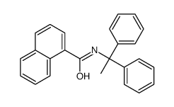 N-(1,1-diphenylethyl)naphthalene-1-carboxamide Structure