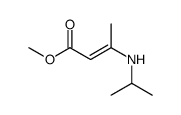 methyl 3-(propan-2-ylamino)but-2-enoate结构式