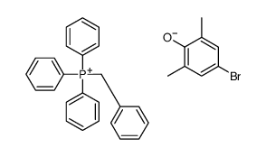 benzyltriphenylphosphonium, salt with 4-bromo-2,6-xylenol (1:1)结构式