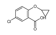 5-chloro-2-cyclopropyloxybenzoic acid结构式