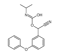 [cyano-(3-phenoxyphenyl)methyl] N-propan-2-ylcarbamate Structure