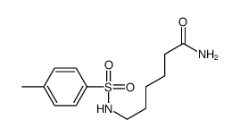 6-[(4-methylphenyl)sulfonylamino]hexanamide Structure