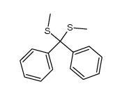 α,α-bis(methylthio)diphenylmethane结构式