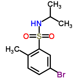 5-Bromo-N-isopropyl-2-methylbenzenesulfonamide Structure