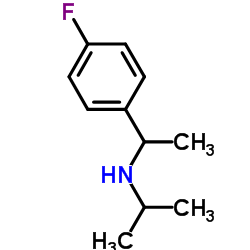 N-[1-(4-Fluorophenyl)ethyl]-2-propanamine结构式