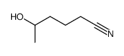 5-Hydroxyhexanenitrile Structure